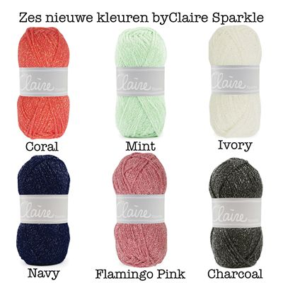 nieuwe kleuren ByClaire Sparkle