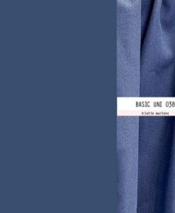 lotte martens polyester viscose uni jeansblauw