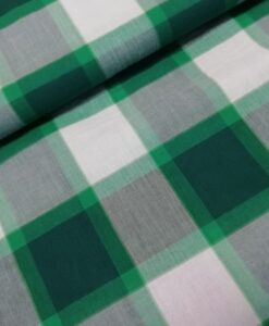 fibre mood charlie shirt viscose ruit groen