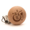 durable houten speenclip i love you to the moon and back