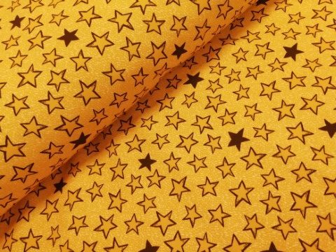 poppy sterren geel zwart softshell