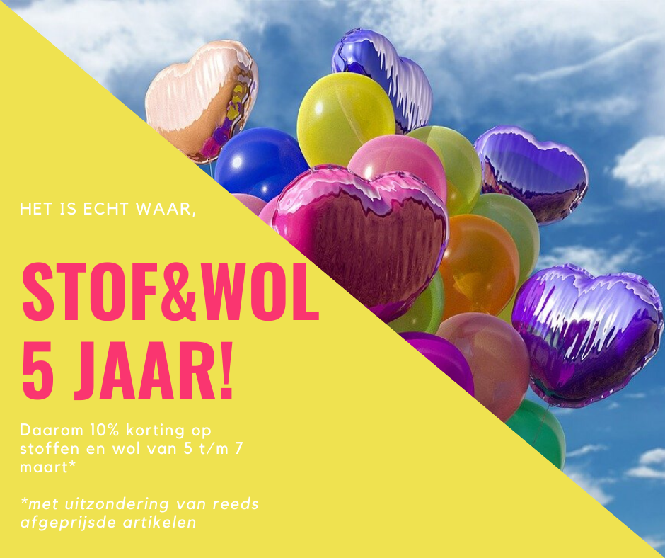 stof&wol 5 jaar