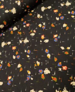 fibre mood viscose vlekjes donkerblauw elodie jurk