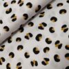 Stenzo luipaardd wit oker zwart katoenen popeline