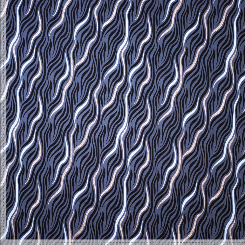 ilja fabrics zebra katoenen tricot