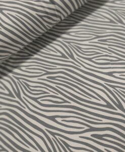 zebrastrepen grijs katoenen tricot
