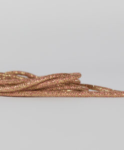 see you at six shoelaces rose with gold lurex