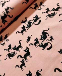 ilja cats roze zwart katoenen tricot