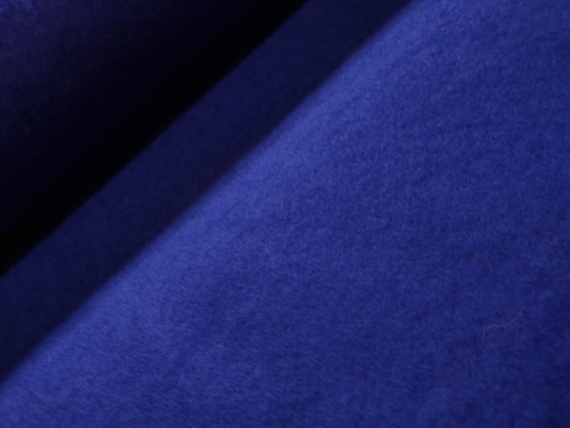 kobaltblauwe manteslstof