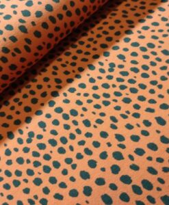 vlekjes roest zwart katoenen tricot NB