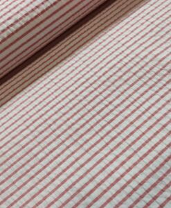 burda seersucker stripes rood wit