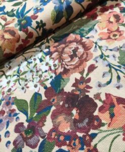 ecovero flower prinit creme aardetinten