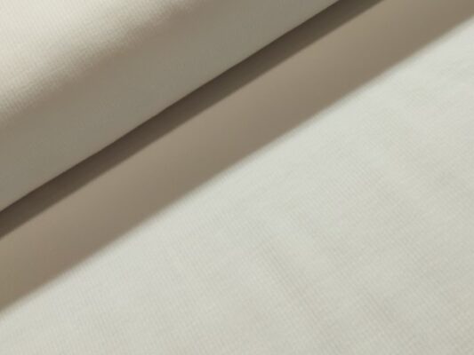poppy uni ecru ribtricot