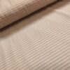 Family fabric beige stripes tricot