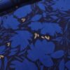 N=Mind the maker flowershade ecovero viscose leia crepe cobalt blue space