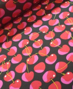 Mies en moos katoenen tricot Cherries