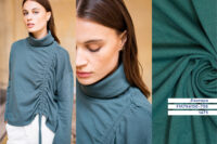 fibre mood cotton knit green soraya